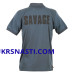 Футболка Savage Gear Simply Savage 3-Stripes Polo Shirt тёмно-синяя